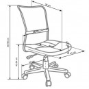 Кресло компьютерное HALMAR DINGO серо-черный/черный